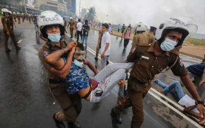 Sri Lanka’s prime minister steps down after deadly clashes in Colombo