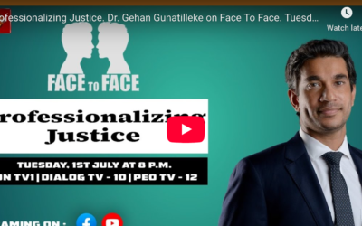 Face To Face: Professionalizing Justice